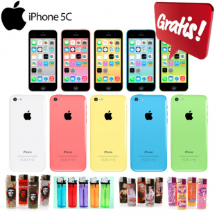 GRATIS iPhone5 C 16GB in 5 kleuren